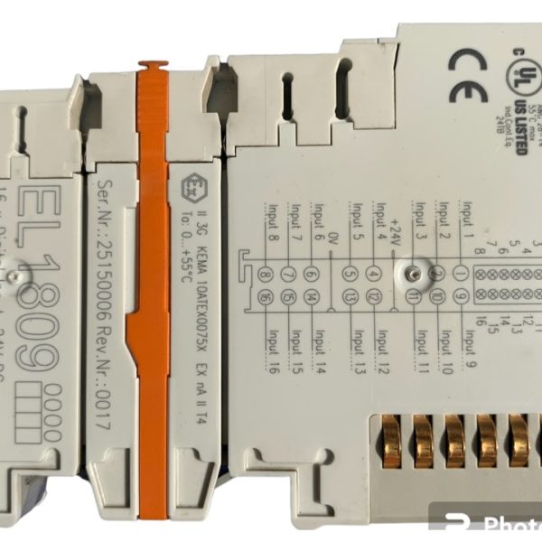 BECKOFF EL1809 Digital Input Module  EtherCat Terminal EL1809