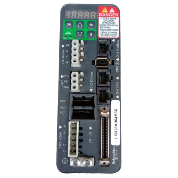 Schneider Electric LXM28AU04M3X servo drive