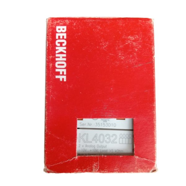 Beckhoff KL4032 Bus Terminal, 2-channel analog output terminal