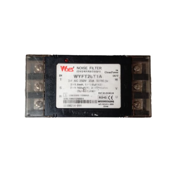 Wyes WYFT26T1A Noise Filter, manufactured by Woonyoung CleanPower in Korea