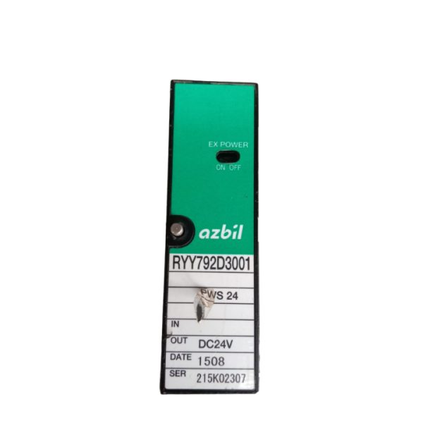 Azbil RYY792D3001, which is a DC24V power supply unit