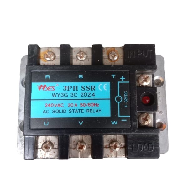Wyes WY3G 3C 20Z4 3-phase AC Solid State Relay (SSR)